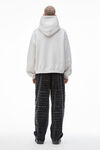 Alexander Wang vintage heather grey 密绒连帽衫