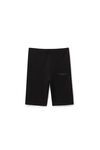 alexander wang bike shorts in stretch viscose knit black