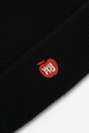 alexander wang 强缩羊毛罗纹针织帽 black