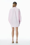 Alexander Wang light pink cotton oxford oversize shirt
