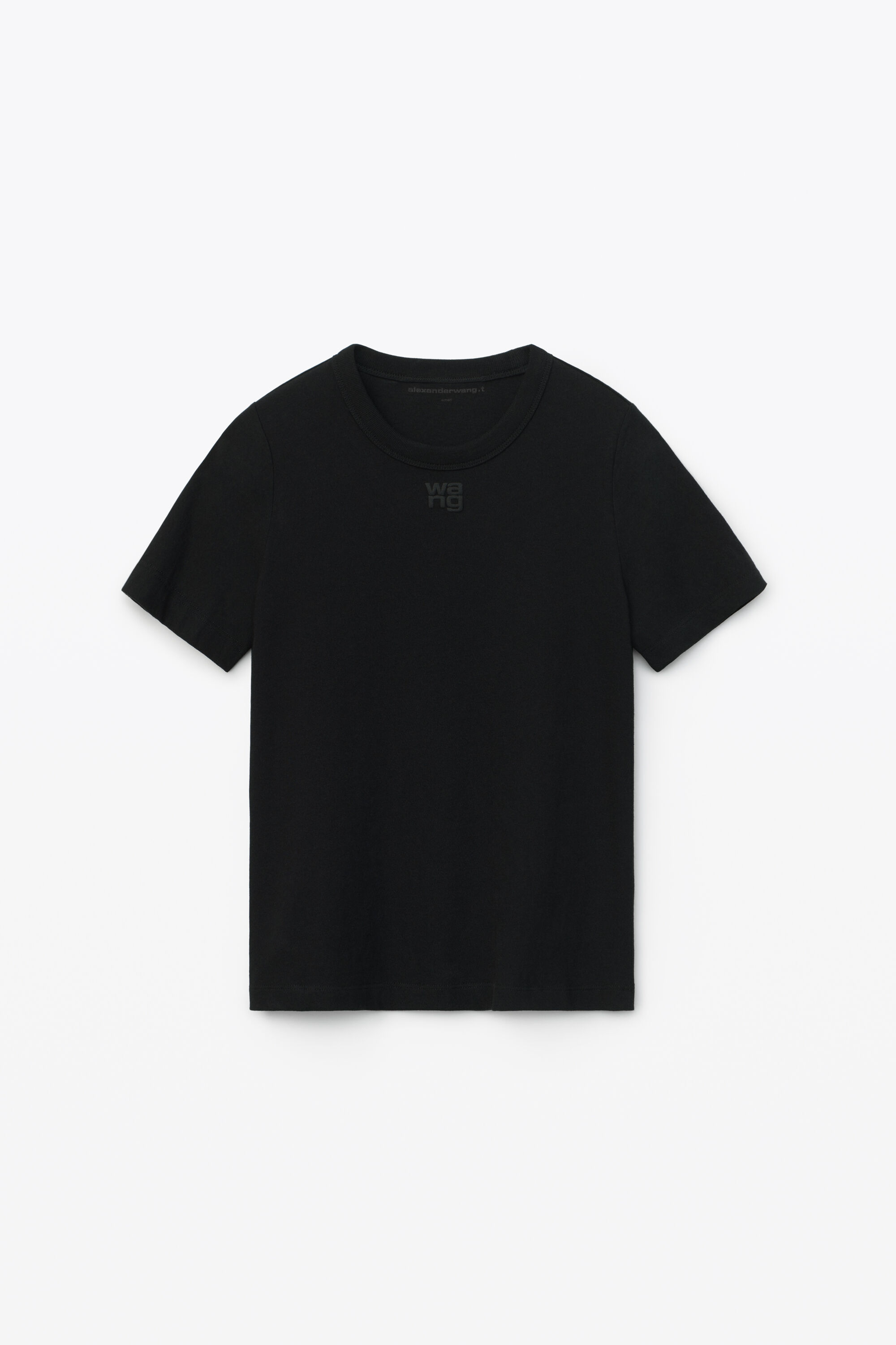 alexanderwang PUFF LOGO SHRUNKEN TEE IN 