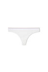 alexander wang 罗纹平纹布丁字裤 white