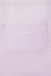 alexander wang ryan 透明罗纹针织小号手袋 y2k lavender