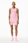alexander wang 罗纹棉背心 light pink