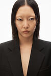 alexander wang blazer in wool tailoring black