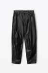 trouser in crackle patent