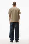 alexander wang dollar bill tee in compact jersey sanctuary