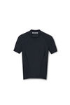 Alexander Wang black logo-detailed rash guard