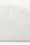 alexander wang ryan 软皮革发泡彩胶小号包袋 white