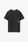 Alexander Wang acid black 高捻针织酸洗 t 恤