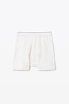 Alexander Wang white men's boxer brief in ribbed jersey
