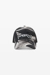 Alexander Wang black acid crush blade logo-embroidered trucker hat in cotton