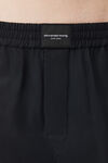 Alexander Wang black 棉质经典平角短裤