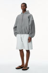Alexander Wang sidewalk star zip up hoodie in dense fleece