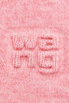 alexander wang 弹力羊毛压纹徽标手套 prism pink
