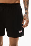 Alexander Wang black cotton relaxed-fit short