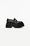 alexander wang carter 皮革防水台乐福鞋 black