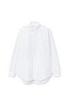 Alexander Wang white cotton oxford oversize shirt
