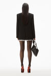 alexander wang blazer in wool tailoring black