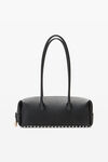 Alexander Wang black roux 黑色皮革中号单肩包
