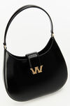alexander wang w legacy large hobo in leather black