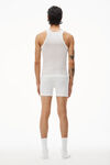 alexander wang 罗纹棉背心 white