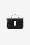 alexander wang 皮革圆顶手提包 black
