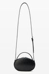 dome small crossbody bag in crackle patent leather