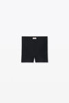 Alexander Wang black 无缝罗纹针织骑行短裤