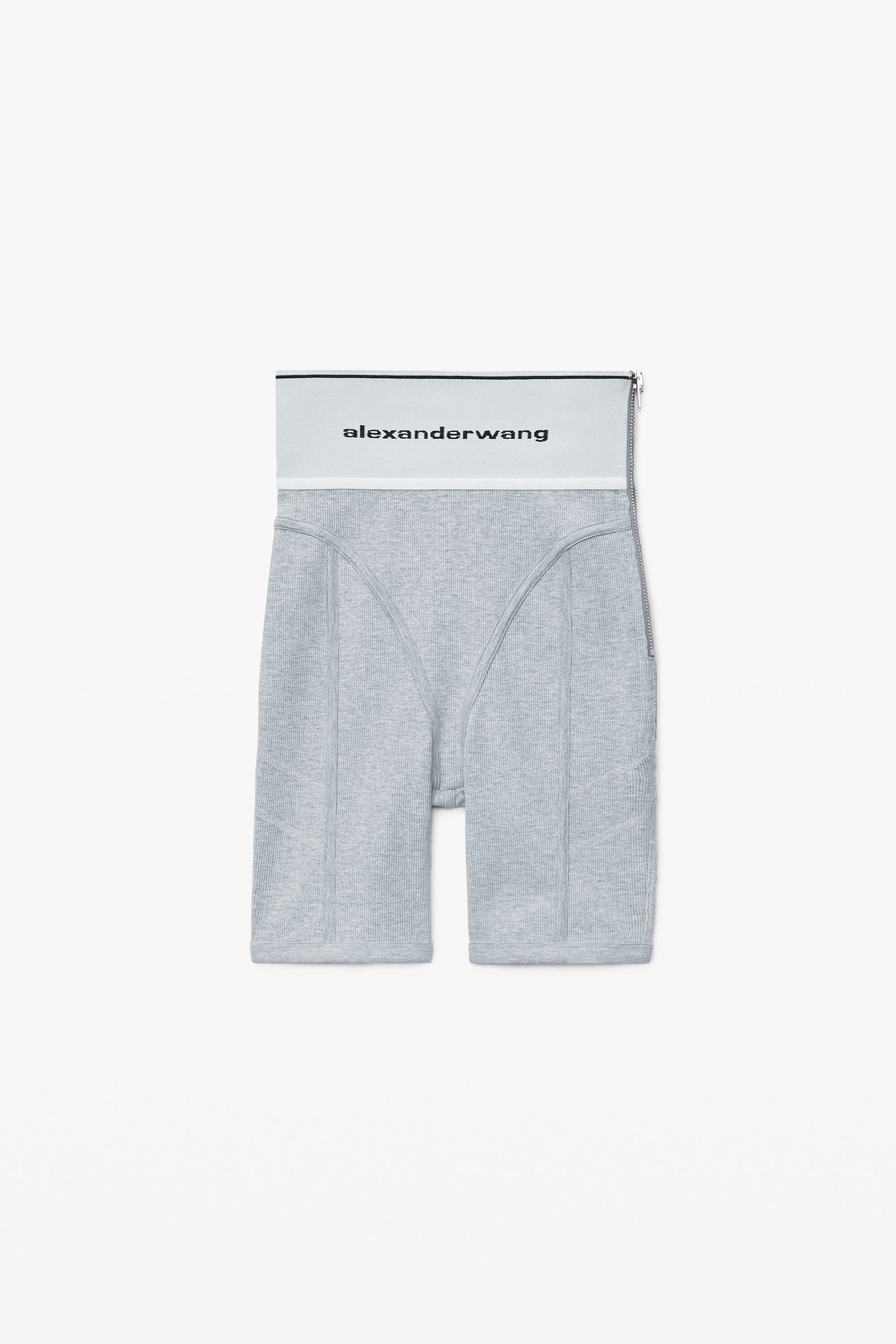 alexanderwang logo elastic bike short 