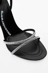 alexander wang dahlia 105 水晶凉鞋 black/clear