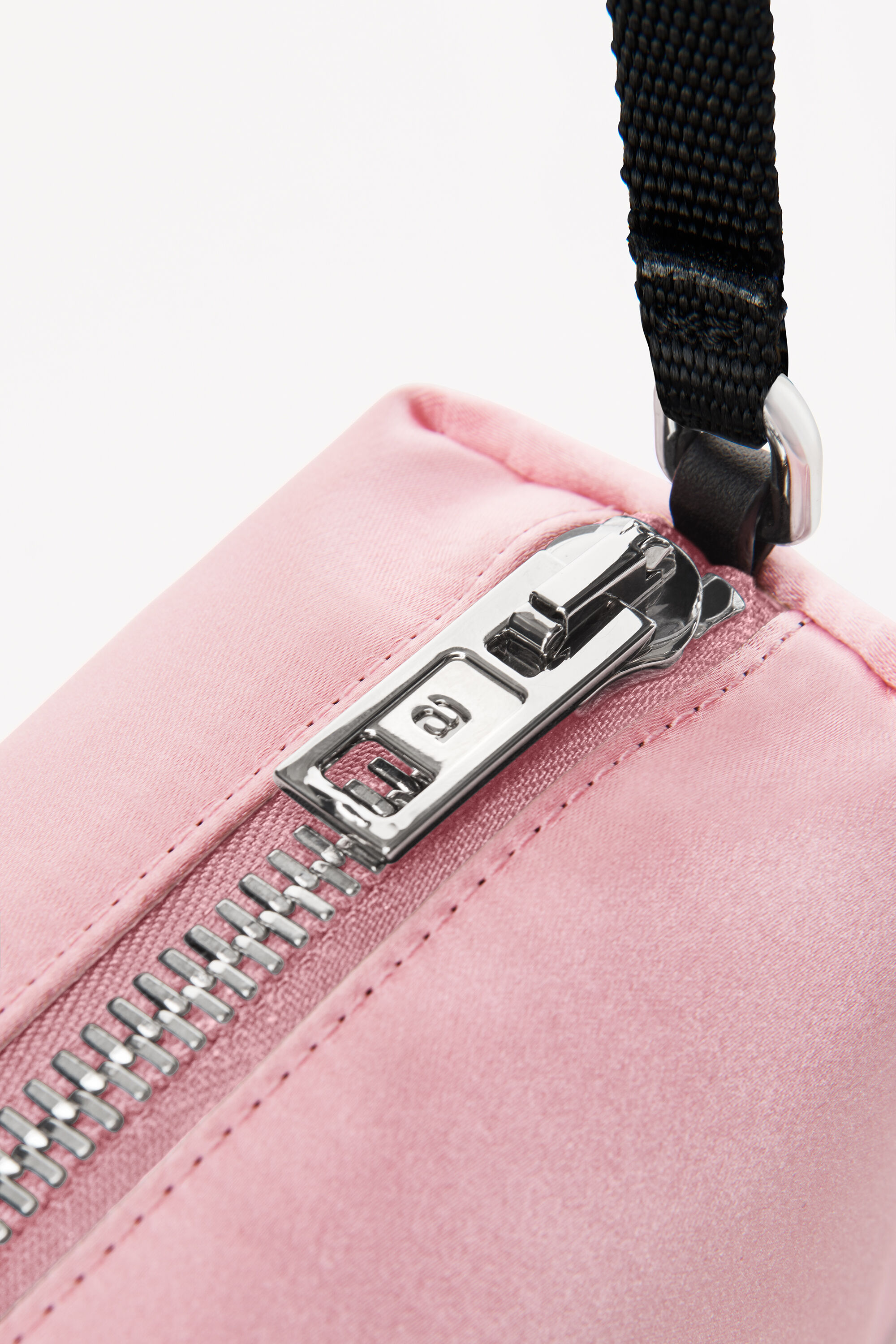 alexander wang heiress satin pouch