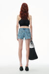 Alexander Wang vintage light indigo bite 高腰牛仔短裤
