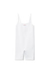 Alexander Wang white cami bodysuit in ribbed jersey