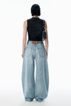 Alexander Wang vintage bleach blue 炸街级漂白蓝中腰牛仔裤