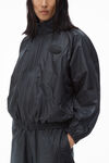 Alexander Wang black track jacket with piping