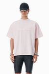 Alexander Wang light pink 粉色棉质混纺加大款 t 恤