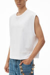 Alexander Wang vintage white men's muscle tank in cotton jersey