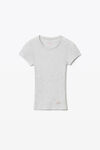 alexander wang 罗纹棉短袖 t 恤 heather grey
