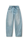Alexander Wang vintage bleach blue 炸街级漂白蓝中腰牛仔裤