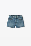 Alexander Wang vintage medium indigo shorty high-rise short in denim