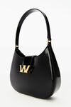 alexander wang w legacy small hobo in leather black