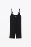 Alexander Wang black cami bodysuit in ribbed jersey