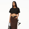 DTC HIGH TWIST CROP TEE