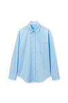 Alexander Wang chambray blue 棉质男友风衬衫