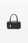 Alexander Wang black roux 黑色皮革小号手柄包