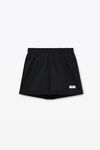 alexander wang 中性平纹针织布休闲短裤 black