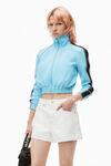 Alexander Wang vintage white shorty 高腰牛仔短裤