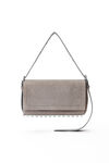 Ricco Medium Flap Bag in Nubuck Leather