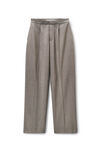 Alexander Wang mink melange grey wool mohair tailored pant